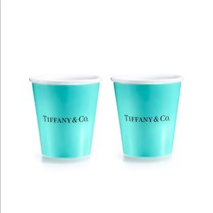 Tiffany’s breakfast cups new in box never used